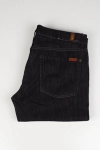 Pantalones de mezclilla para hombre .32163 7 for All Mankind estándar azul oscuro talla 31 - Imagen 1 de 7