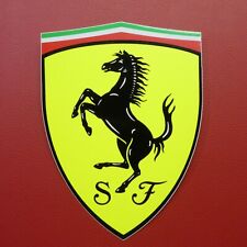 Original Ferrari Scuderia SF Wappen Emblem Logo BADGE Aufkleber Sticker 18x13cm