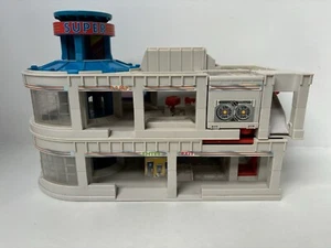 Micro Machines Super Auto World Garage Playset Vintage Retro 1995 Not Complete - Picture 1 of 22