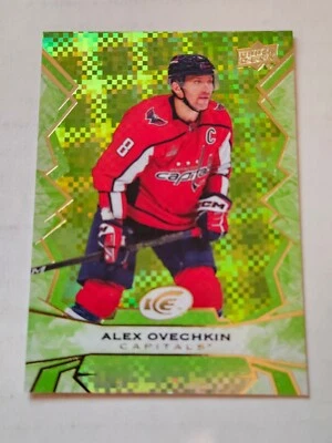 Alex Ovechkin - 2022-23 Upper Deck Ice Green Insert Card - Image 1 of 2