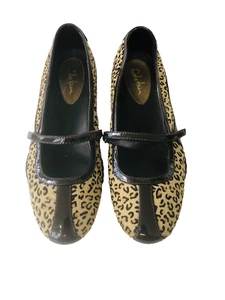 Zapatos de cuero leopardo estilo ballet estilo ballet Cole Haan talla 7B - Imagen 1 de 9
