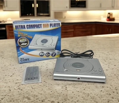 Coby DVD-207 Portable DVD Player Ultra Compact MP3/CD/CD-R/CD-RW - New Open Box - Image 1 of 4
