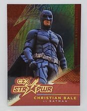 2019 Cryptozoic CZX Super Heroes STR PWR S24 Christian Bale as Batman