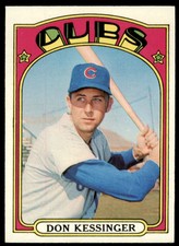 1972 Topps Don Kessinger  EX-MINT Chicago Cubs #145