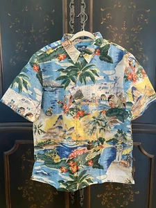 Camicia Aloha hawaiana Aloha da uomo TRANSPACIFIC ANNI '40 $120 | Scenic - Foto 1 di 25