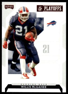 2006 Playoff NFL Playoffs 67 Willis McGahee Buffalo Bills Football Card - Image 1 of 2