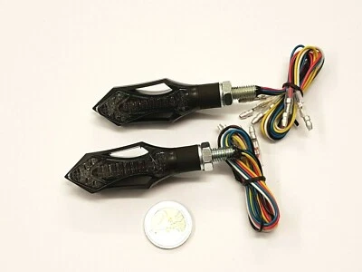 LED Blinker mit Rücklicht und Bremslicht schwarz E-geprüft Top Qualität 3in1 - Bild 1 von 4