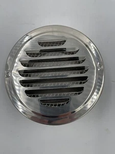 304 Stainless Steel Air Vent 4" 10pc Round Louver Grille Cover Soffit Air Outlet - Picture 1 of 3