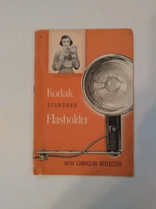 Vintage 1950's Kodak Standard Flasholder Instruction Manual  - Picture 1 of 3