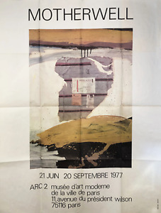 Robert Motherwell Arco II 63 x 47.25 Offset Litografía 1977