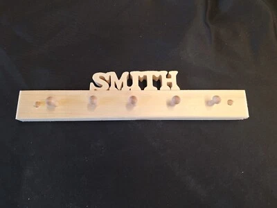 Personalized Wooden Wall Mount Key Rack - Image 1 of 4
