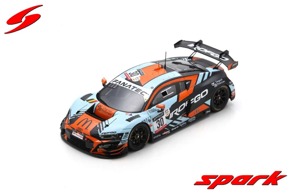 Spark 1/43 Audi R8 LMS GT3 #30 Winner Silver Cup class 24H Spa 2022 SB507 - Immagine 1 di 1
