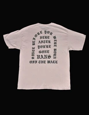 Vintage Vans OG "Here After You're Gone" Men's Pink 2XL T-Shirt VGUC! - Image 1 of 4