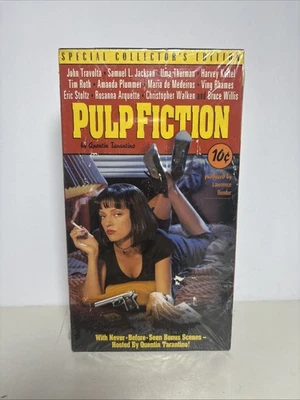 Pulp Fiction VHS Special Collectors Edition Cassette Tape Miramax - NEW SEALED - Image 1 of 4