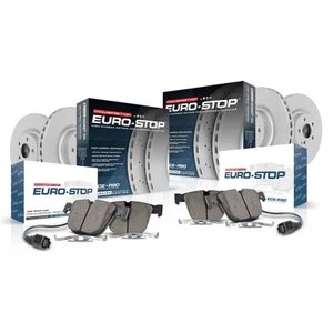 Powerstop ESK4204 Kit Brake Discs And Pad Front & Rear for Audi A6 Quattro 00-04 - Picture 1 of 6