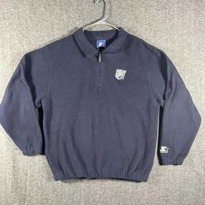 Suéter Penn State Nittany Lions Para Hombres Grande Azul Marino NCAA Fútbol Starter Polar Foto 1 de 4