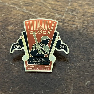 Vintage 1990s  1920s San Francisco Giants Turn Back The Clock Pin Lapel Hat - Image 1 of 4