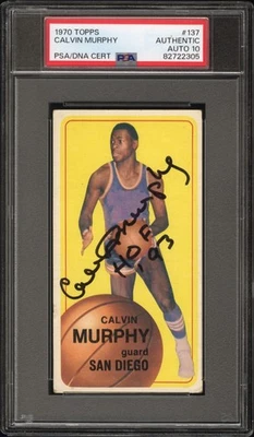 1970 Topps Calvin Murphy #137 PSA A - Image 1 of 2
