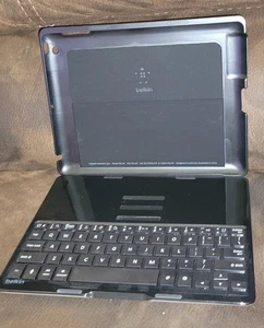 IPAD 2nd, 3rd 4th Gen. Ultimate Keyboard Case Only F5L149-BLK Black Silver - Picture 1 of 8