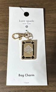 Spielkarte Taschenanhänger Schlüsselanhänger Kate Spade New York x Target Strasssteine - Bild 1 von 4