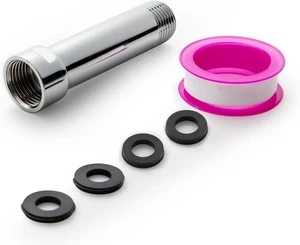 Shower Head Extension Arm, Shower Arm Extension Shower Head Extender Made of 304 - Picture 1 of 12