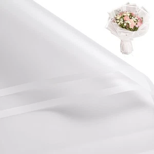 RUSPEPA 20 Sheets Flower Wrapping Paper, Waterproof 22.4 in x in, White  - Picture 1 of 6