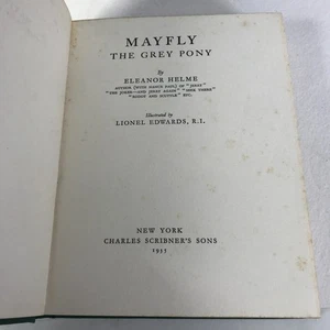 Eleanor Helme, "Mayfly The Grey Pony," 1935, HC - Bild 1 von 4