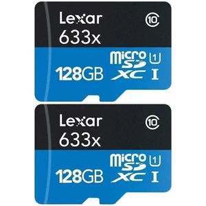Lexar High-Performance 633x microSDHC/microSDXC UHS-I 128GB Memory Card 2... - Picture 1 of 4