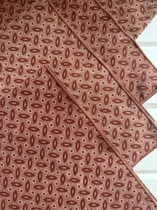 Vintage Napkins 18x18 Rusty Red Cotton Farmhouse Fall Moody Colors Set Of 4 - Picture 1 of 18