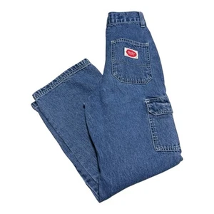 Vintage Revolt 100% Cotton Straight Leg Carpenter Jeans Youth 8 (22x24) - Picture 1 of 11