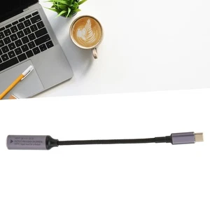 .›DC 6.0mmx3.7mm Input To Type C Power Cable Female To Male 100W Type C Power PD - Picture 1 of 12