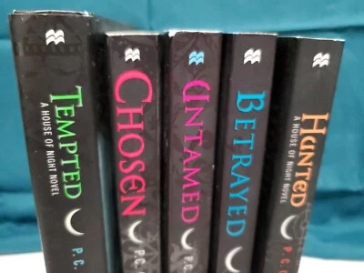 House of Night Series Set Hard & Soft Cover Books P.C. & Kristin Cast Lot Of 5 - Image 1 of 4