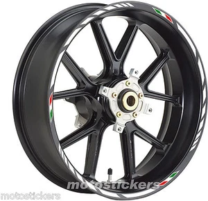 Derbi GPR 125 - Adesivi Cerchi – Kit ruote modello racing tricolore - Imagen 1 de 1