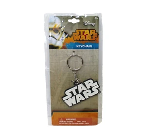 Disney Star Wars Logo Schlüsselanhänger Schlüsselring weiß - Bild 1 von 2
