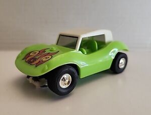 Vintage Eldon 1/32 Scale Lime Green Dune Buggy Slot Car Racing