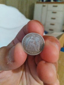 collectible coin 1863 Repub peruana - Picture 1 of 11