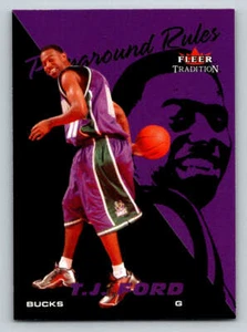 2003-04 Fleer Tradition Playground Rules #8 T.J. Ford (ref 191216) - Picture 1 of 2