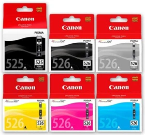 PGI 525 / CLI 526 - Set di 6 cartucce di inchiostro originali Canon - Foto 1 di 1