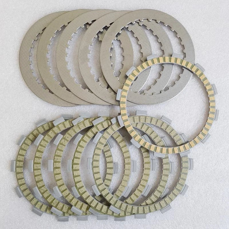 Placas de acero de fricción de embrague para Suzuki DR500 DR500R DR500S 81-88 DR600R/S 85-89 Foto 1 de 1