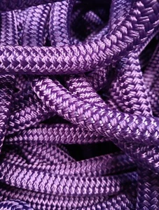 9/16 x 200 ft. Double Braid-Yacht Braid Polyester Rope. Purple - Picture 1 of 1