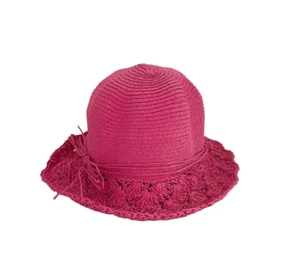 Shocking Pink Ladies Summer Hat - Bild 1 von 3