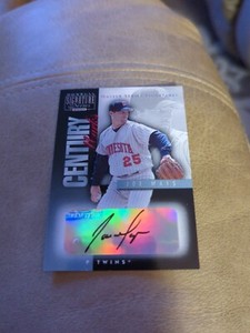 2001 (TWINS) Donruss Signature Century Marks Masters Series #31 Joe Mays AUTO 