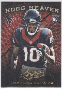 DeANDRE HOPKINS ROOKIE CARD 2013 Absolute Football HOGG HEAVEN Texans Cardinals - Picture 1 of 2