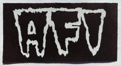 AFI Cloth Patch Sew On Badge Punk Rock Approx 3" X 6" (CP112)