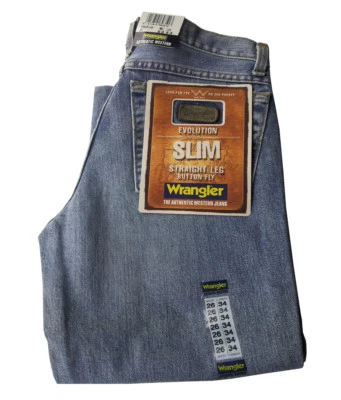 WRANGLER jeans  uomo modello Evolution 100 % cotone Chiusura con bottoni - Imagen 1 de 2