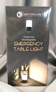 Rechargeable Emergency Table Lamp LFI Power Failure NIB E055/E056 - Picture 1 of 5