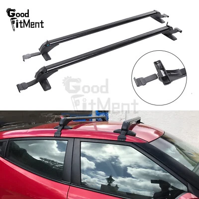 Portaequipajes de 43,3" con cerradura portaequipajes para techo superior de coche Hyundai Santa Fe Foto 1 de 4