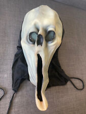 VTG 1995 Halloween SCREAM Ghostface Ghoul Mask Paper Magic Group Hooded Vinyl