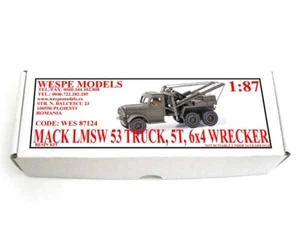 1:87 MACK LMSW 53 TRUCK, 5T, 6x4 Wrecker (1942) Wespe Models - Resin Bausatz 87124 - Bild 1 von 1