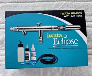 Iwata Eclipse HP-BCS aerografo doppia azione con tubo aria ECL2001 734748121009 - Foto 1 di 7